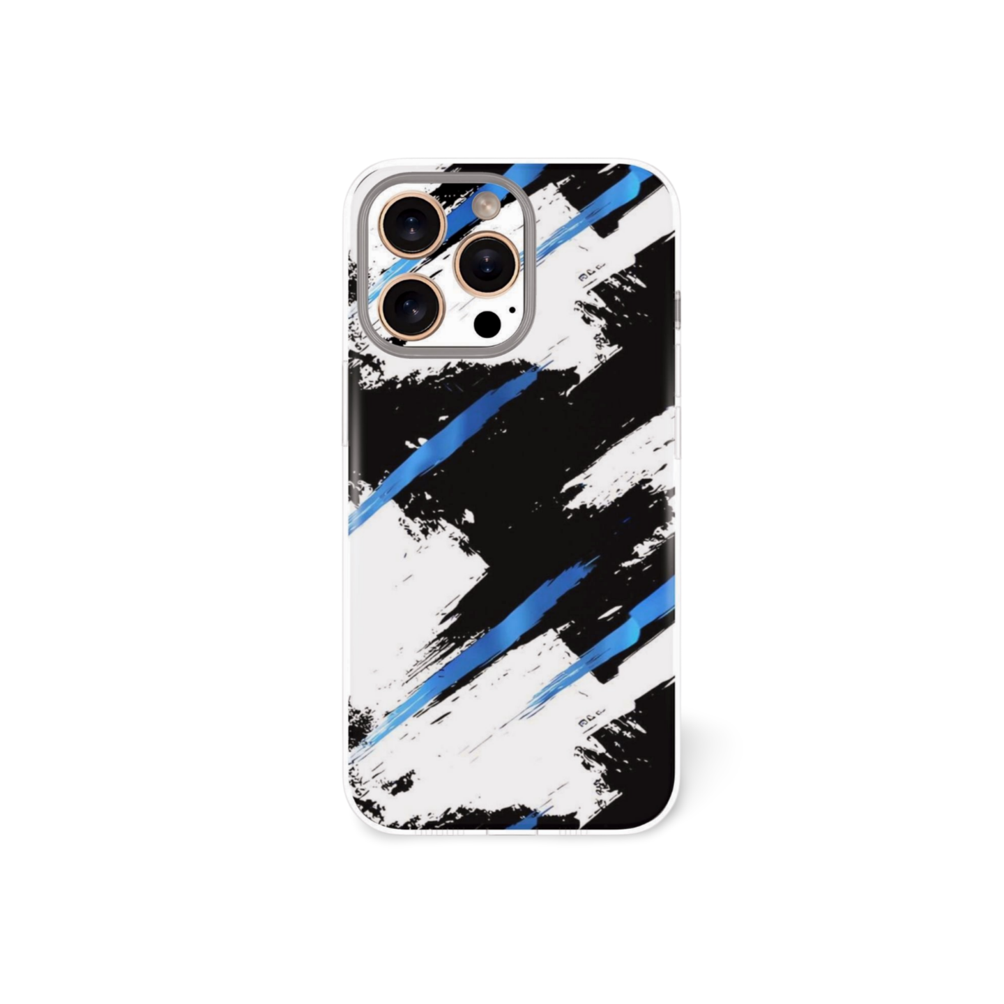 Abstract White & Blue Grunge Texture